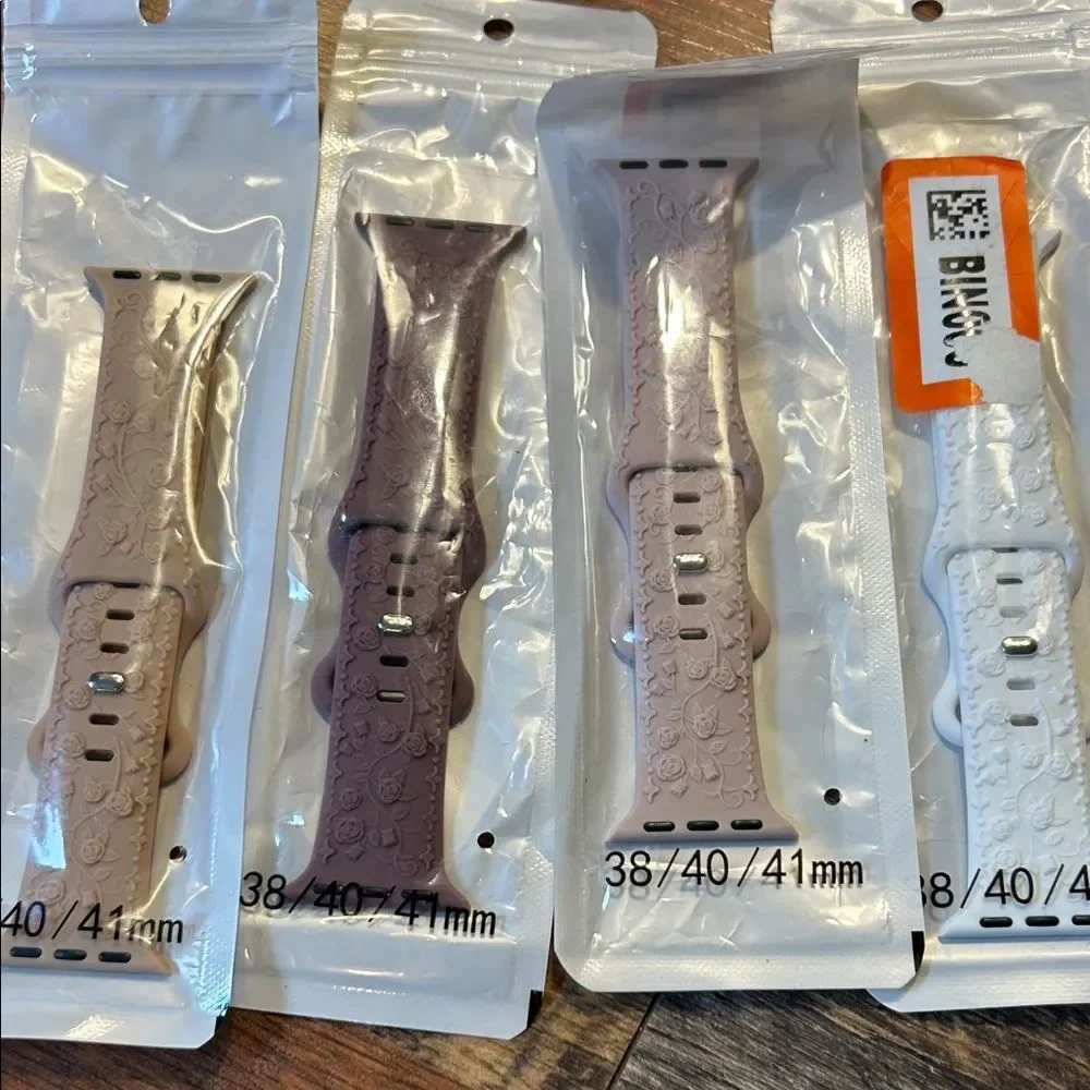 Wearable Bands - Brown, Pink, White, Plum New in box 16